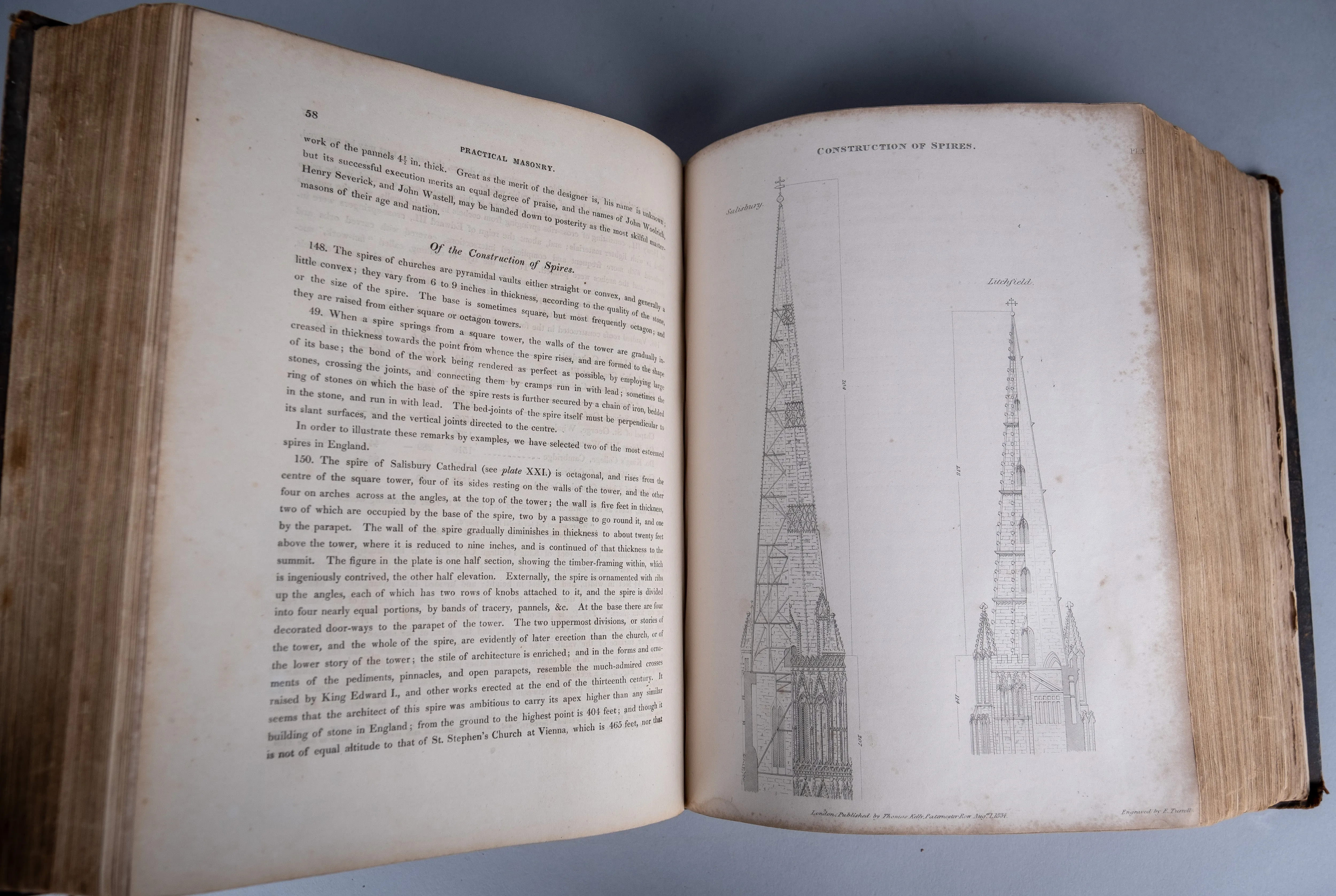 1848 The New And Improved Practical Builder by Peter Nicholson.