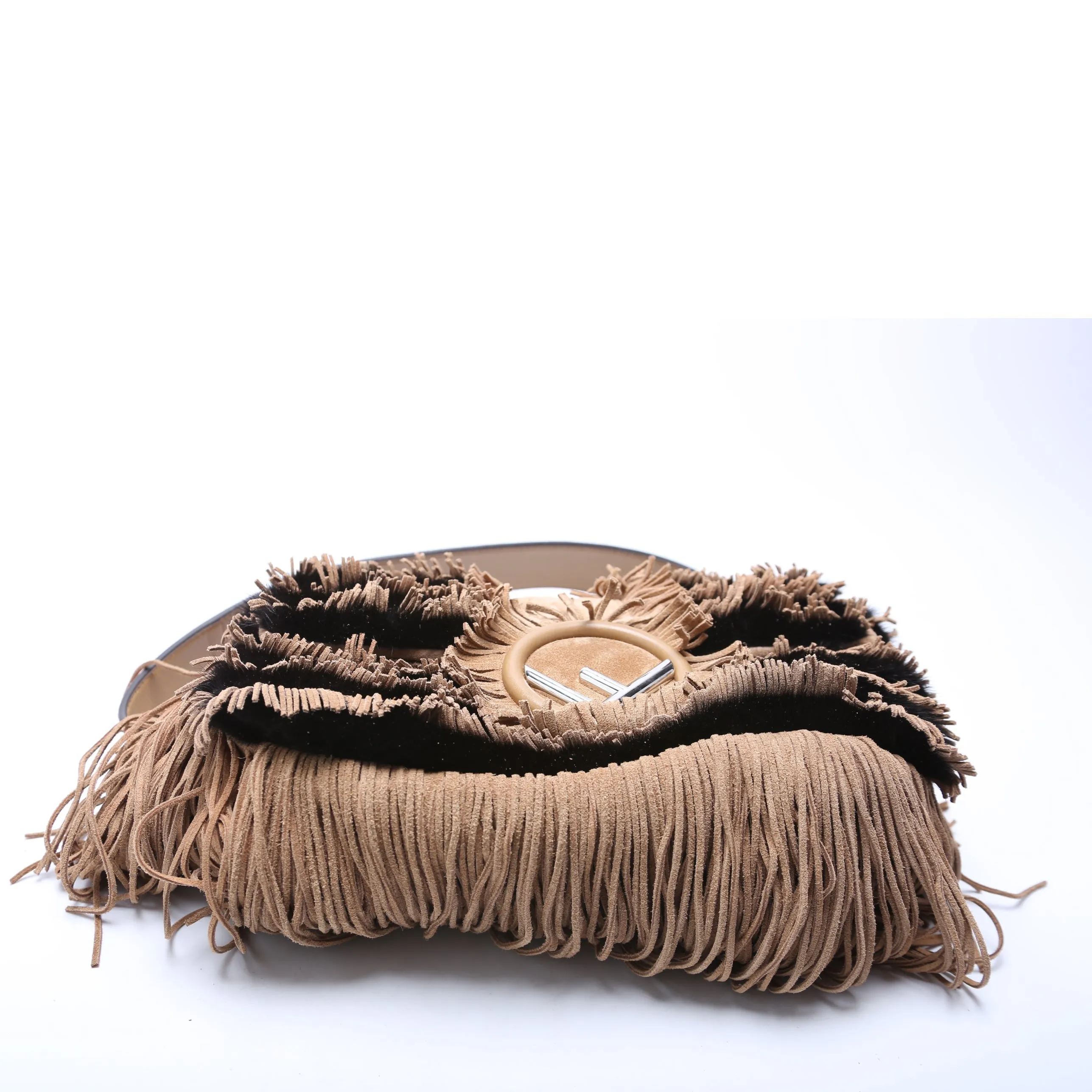 Baguette Fur/Suede Fringe