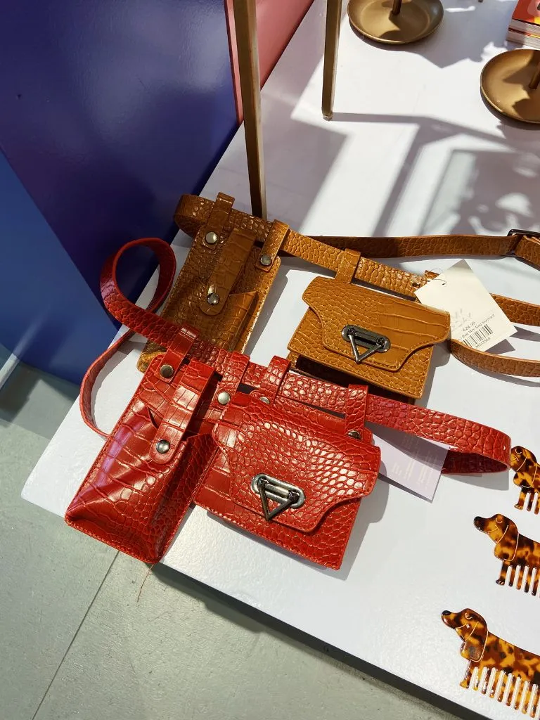 Belt Mini Bag Burgundy