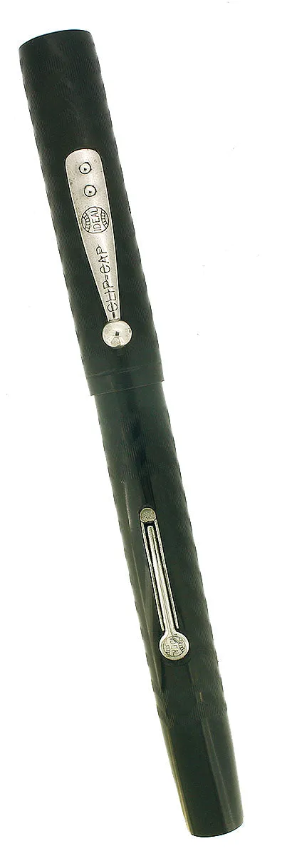 C1923 WATERMAN #55 CHASED HR FOUNTAIN PEN W/#5 RARE MUSIC NIB RESTORED
