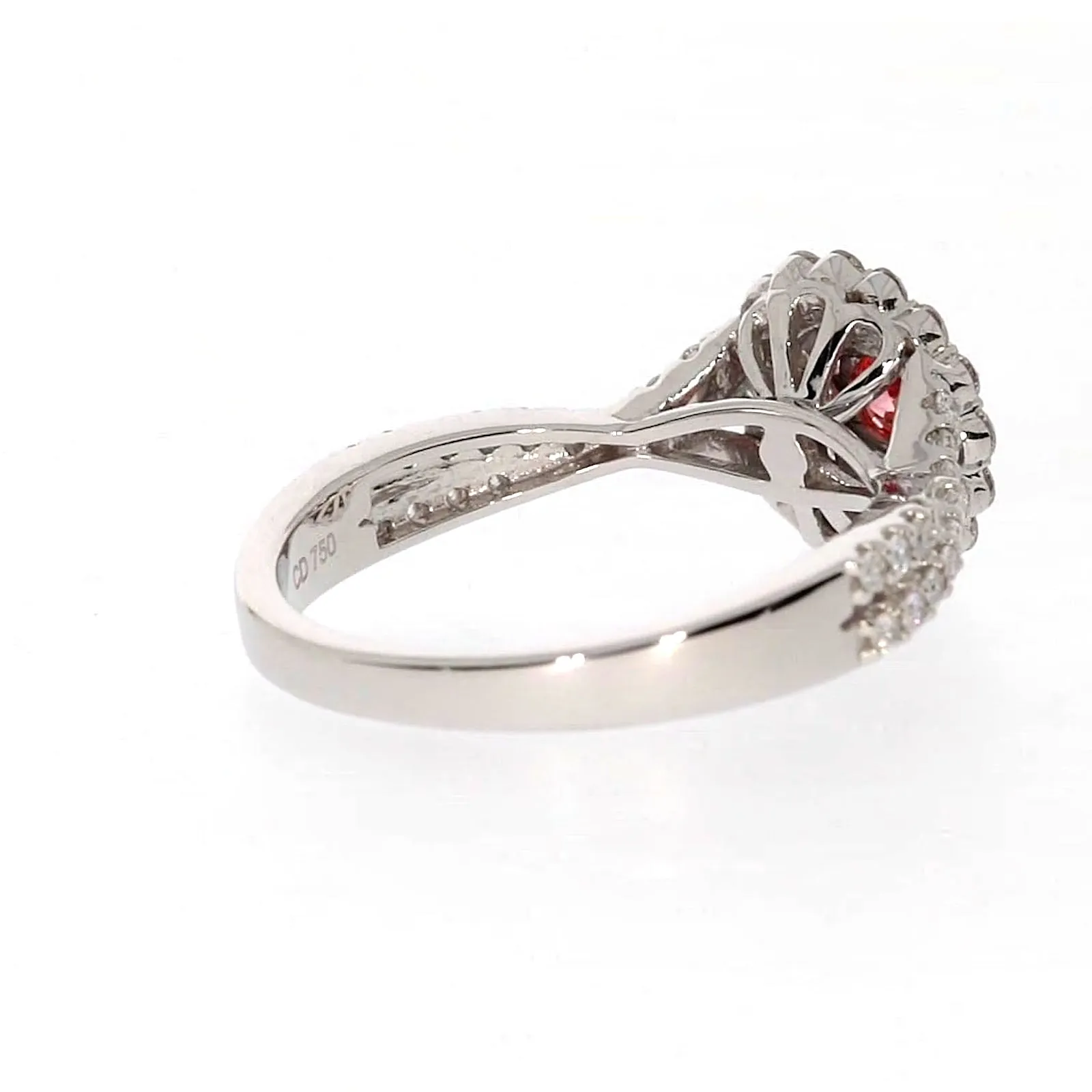 Celebration 18ct Two Tone Gold Round Brilliant Cut 0.75ct of Lab Grown Diamond Ring
