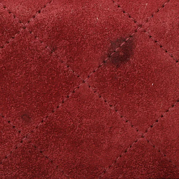 Chanel Around 1995 Made Suede Classic Flap Chain Bag 23Cm Red