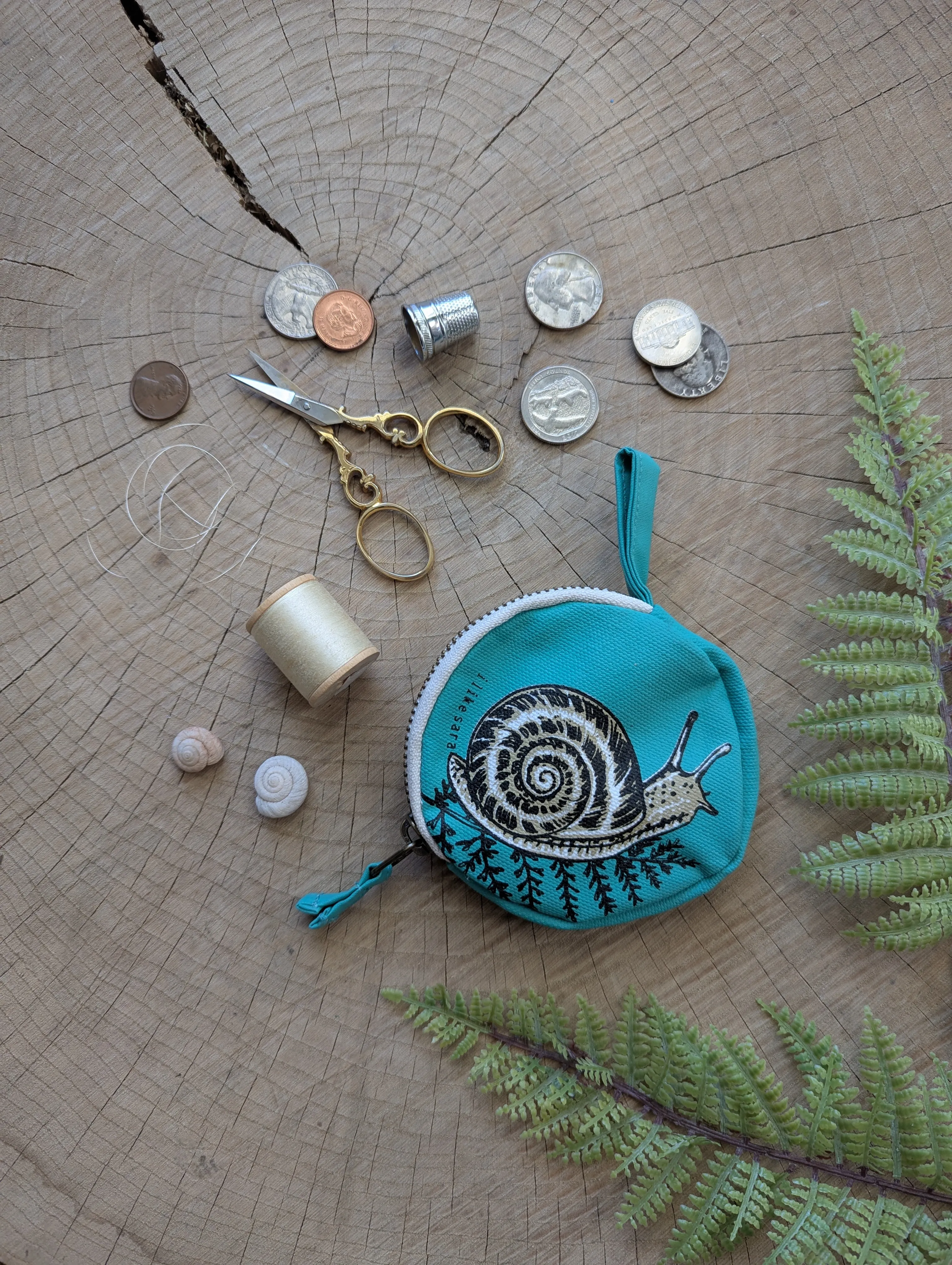 coin pouch | snail