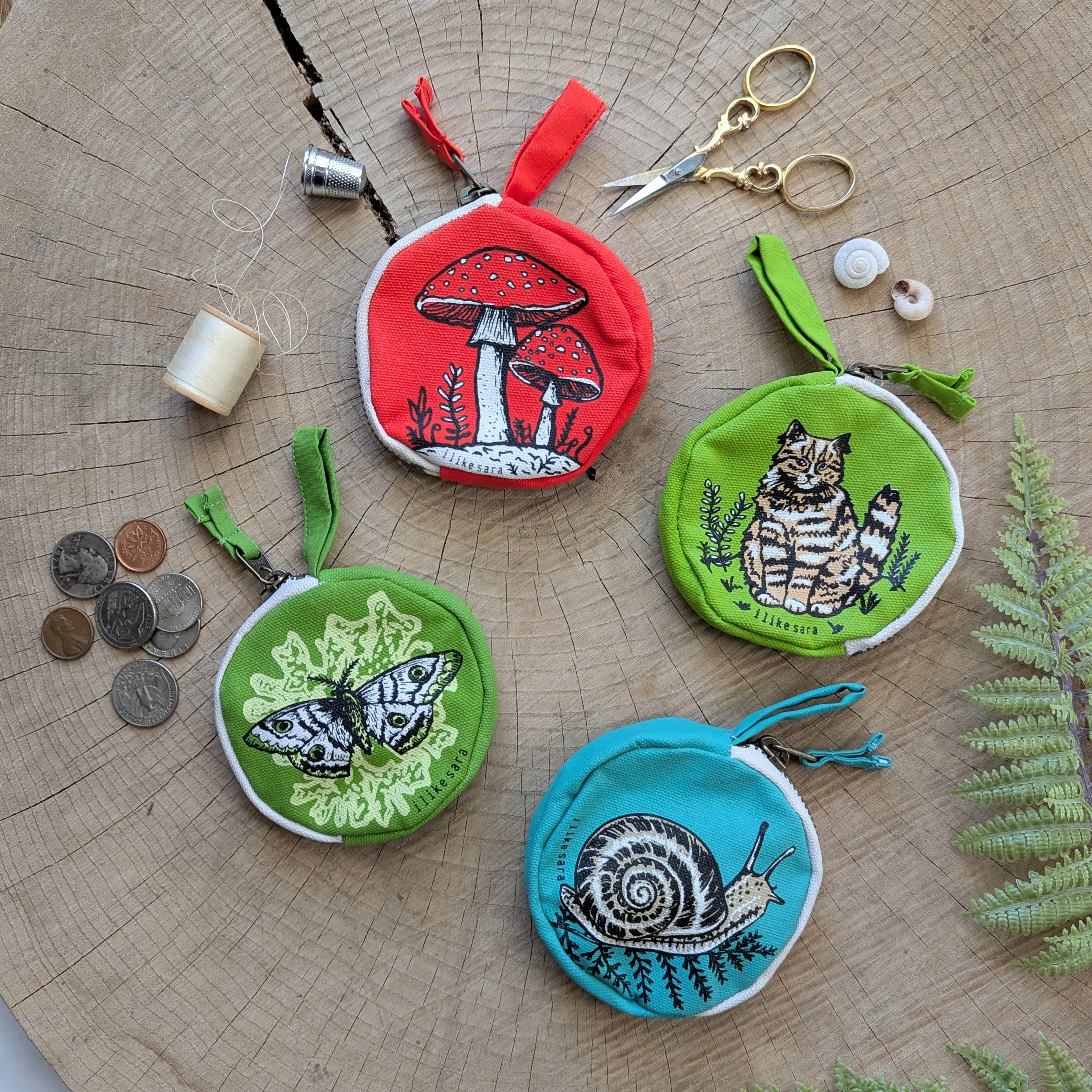coin pouch | snail