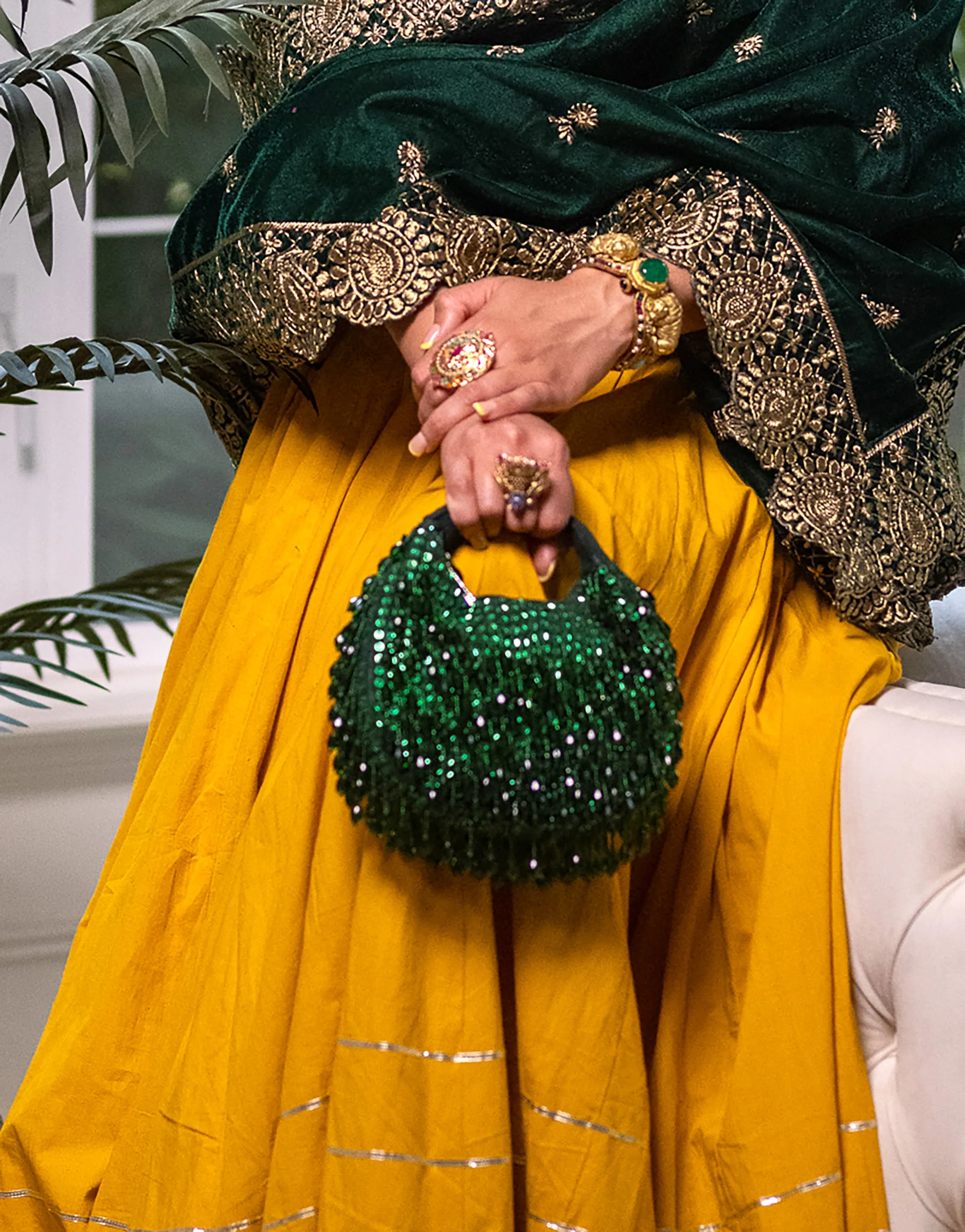 Crystal Beads Bag