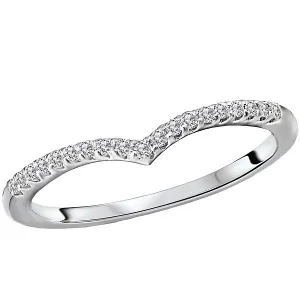 Curved Diamond Nesting Band