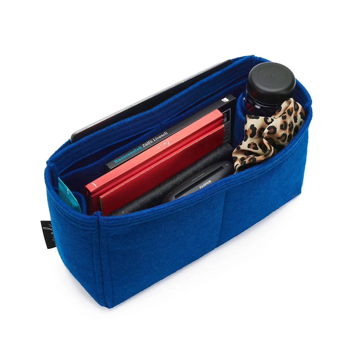 Cuyana Tote Organization Insert, Bag Organizer with Single Bottle Holder