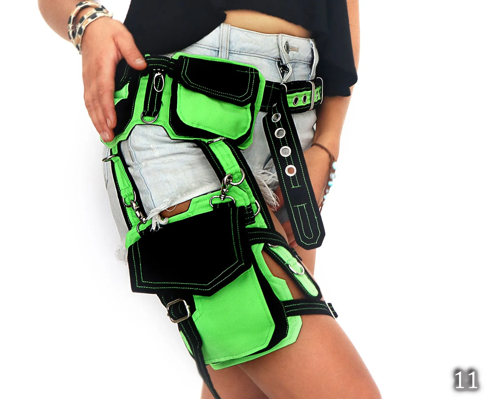 Defender Belt - multi pockets & leg Bag