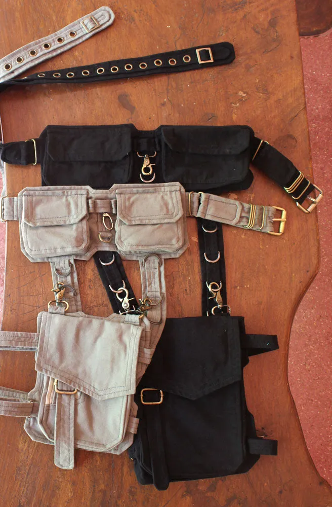 Defender Belt - multi pockets & leg Bag