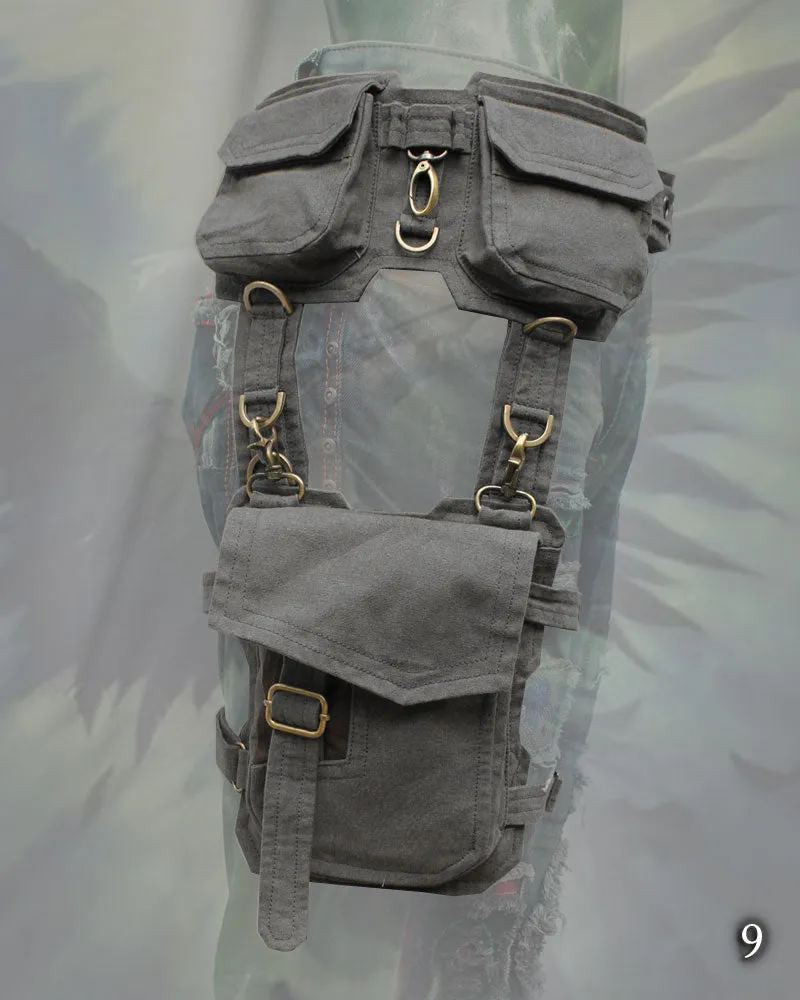 Defender Belt - multi pockets & leg Bag