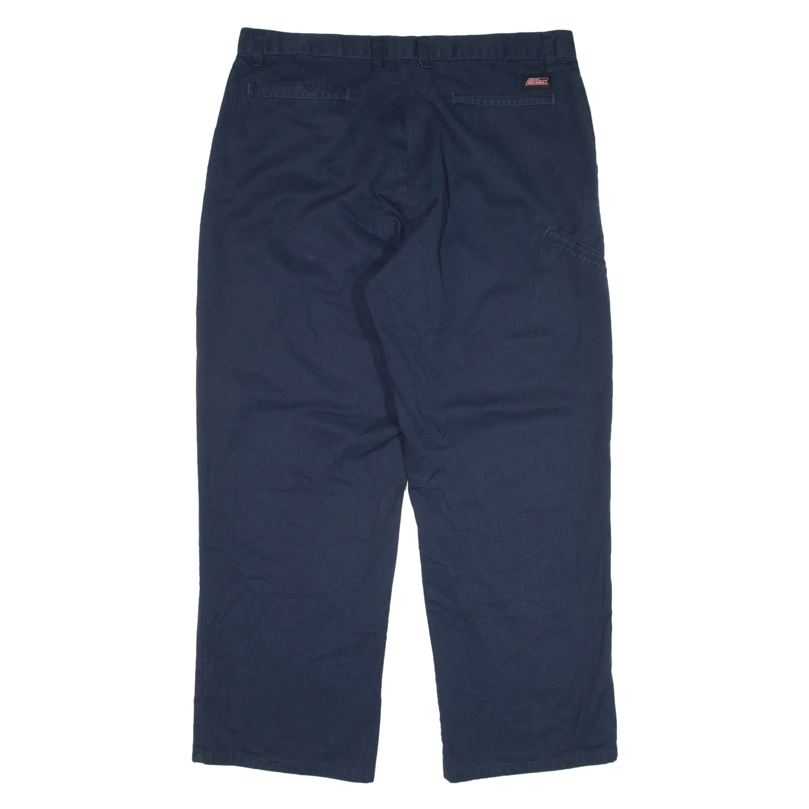 DICKIES Workwear Trousers Blue Regular Straight Mens W38 L30