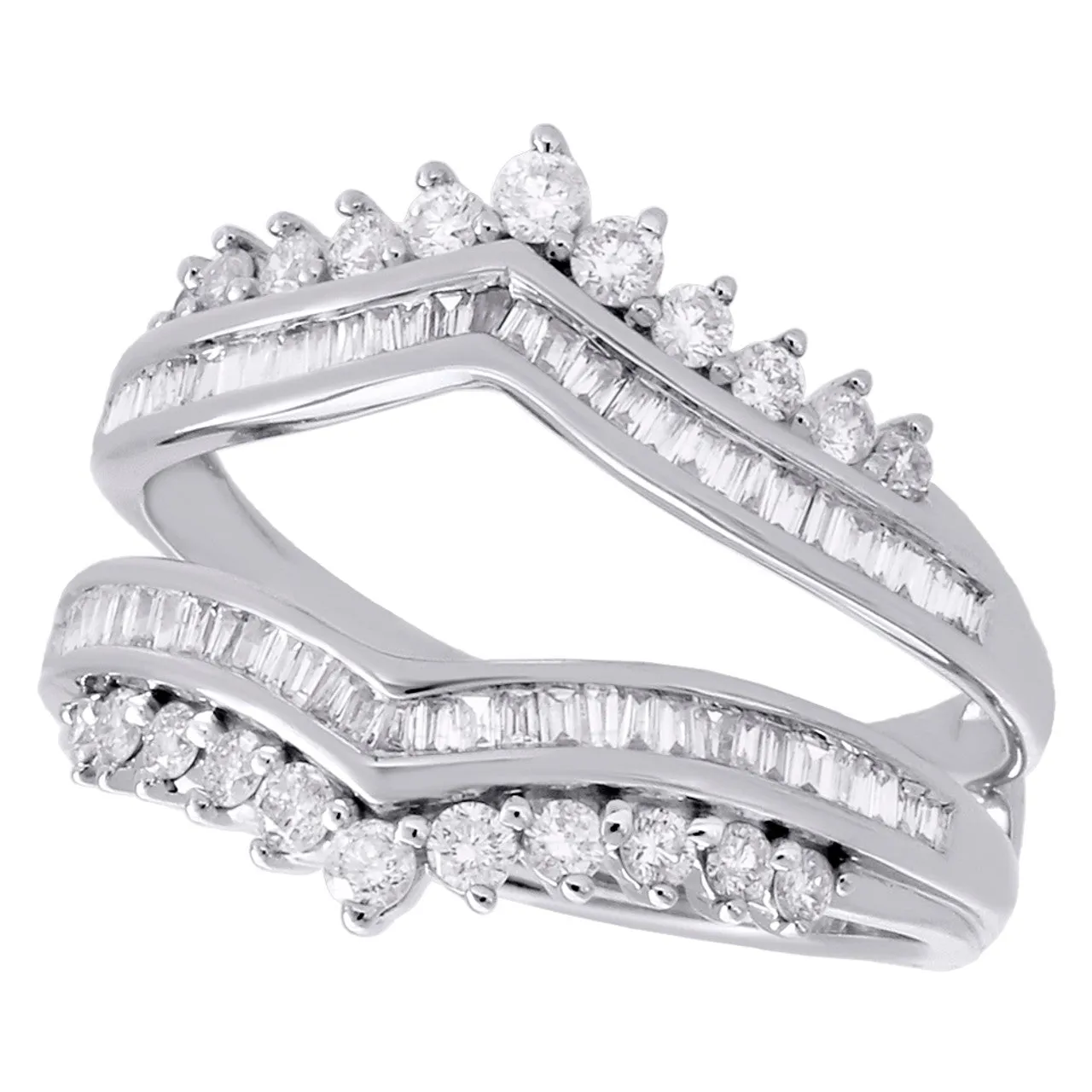 Gorgeous Diamond Women's Wedding Band Enhancer