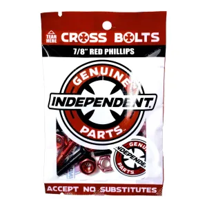 INDEPENDENT ボルト CROSS BOLTS 7/8 RED PHILLIPS 33531246