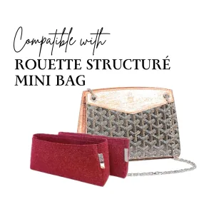 Inner Bag Organizer - Goyard Rouette Structure Bag | 2 sizes