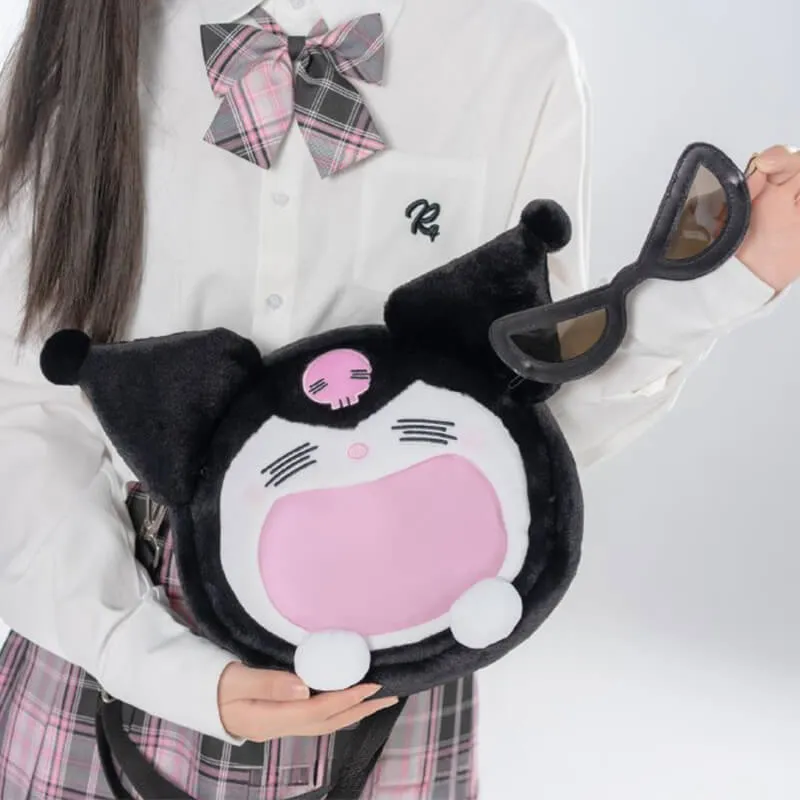 Kuromi Thrilled Plushie Ita Bag - Mini, Small, Large