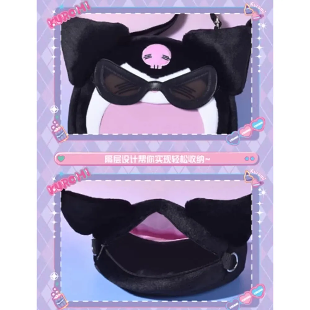 Kuromi Thrilled Plushie Ita Bag - Mini, Small, Large