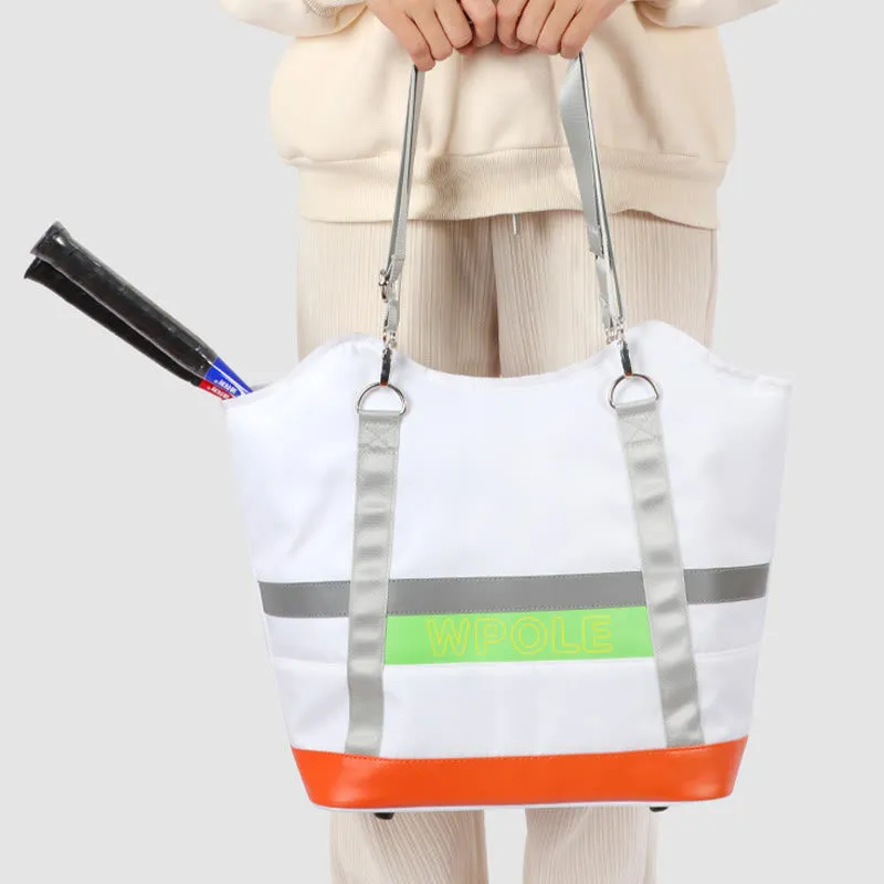Large Capacity Tennis Pickleball Racket Bag Tote Shoulder Purse
