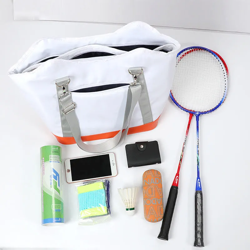 Large Capacity Tennis Pickleball Racket Bag Tote Shoulder Purse