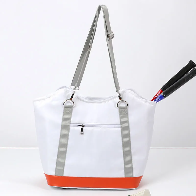 Large Capacity Tennis Pickleball Racket Bag Tote Shoulder Purse
