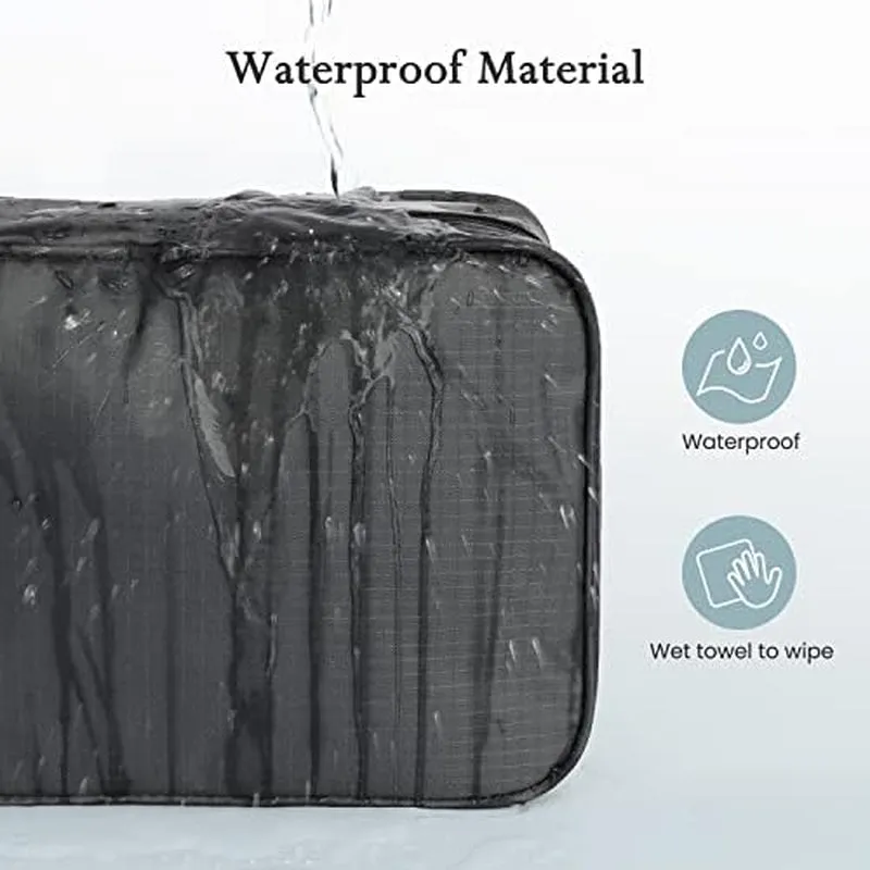 Maliton Toiletry Bag for Men & Women - Large Hanging Compact Hygiene Bag