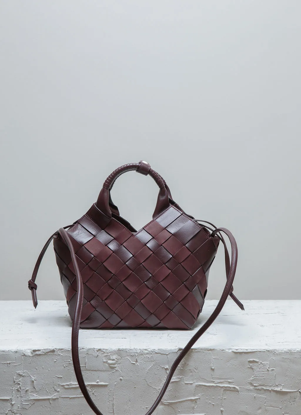 MISU Dark Maroon Mix Shoulder bag