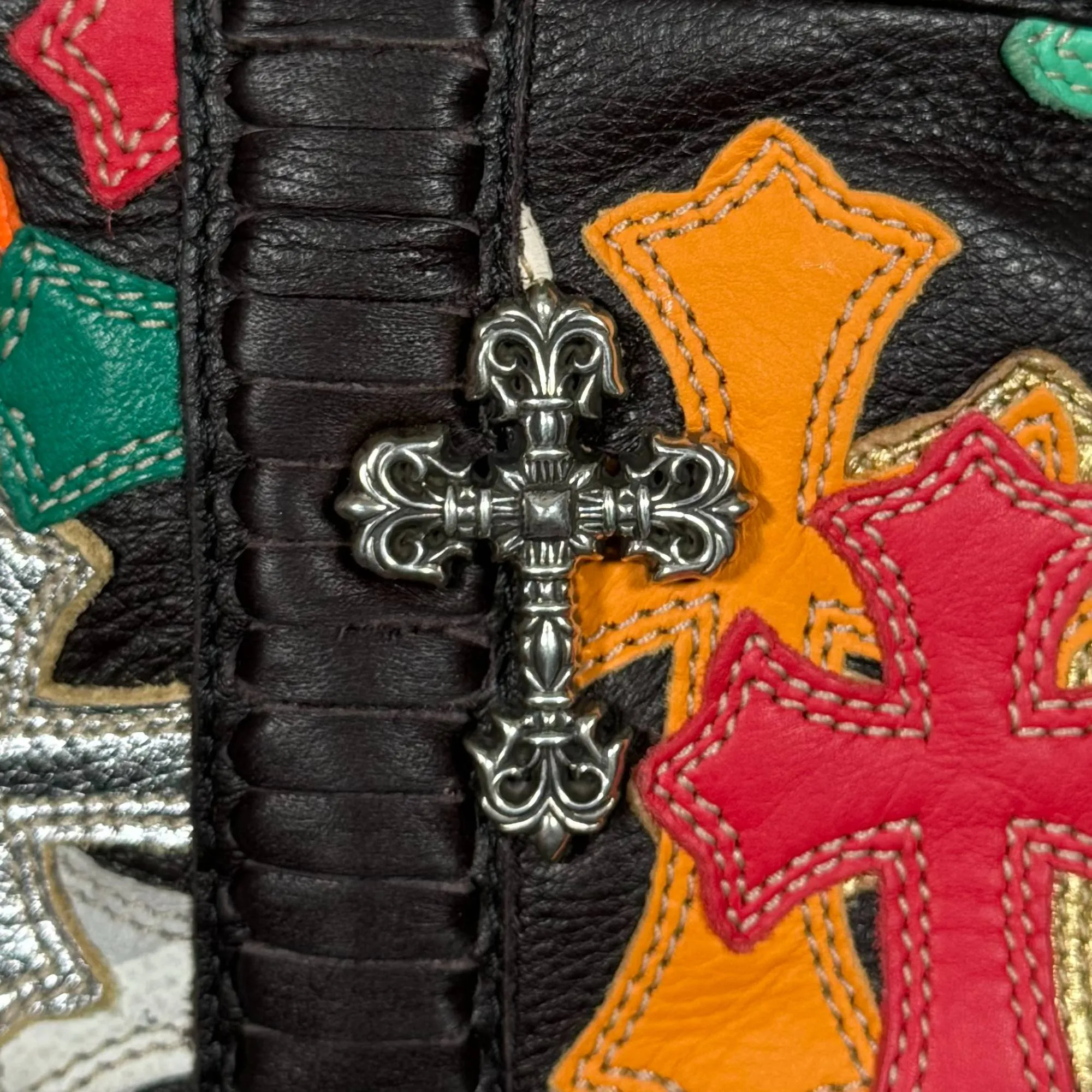 Multi Color Cross Patch Mini Taka