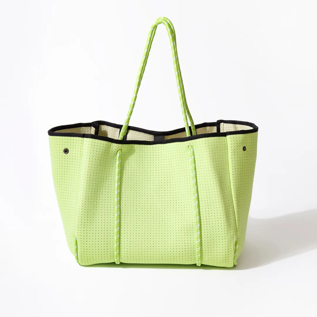 NEON GREEN SET - EVERYDAY TOTE AND POUCH