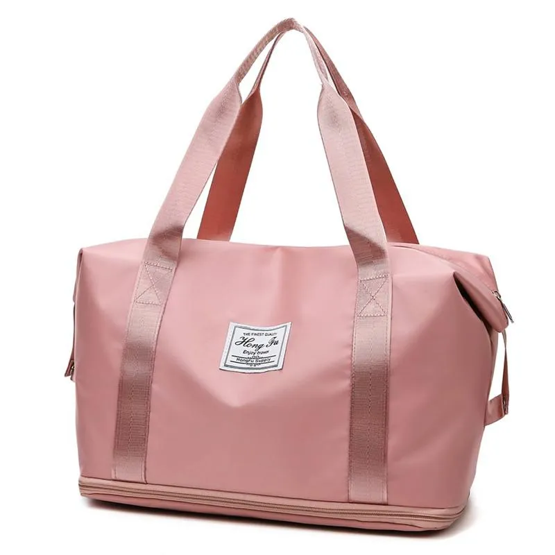 New Travel Bag Organizer Fashion Carry On Hand Luggage For Woman Waterproof Sports Gym Fitness Bag Crossbody Shoulder Pack 2021