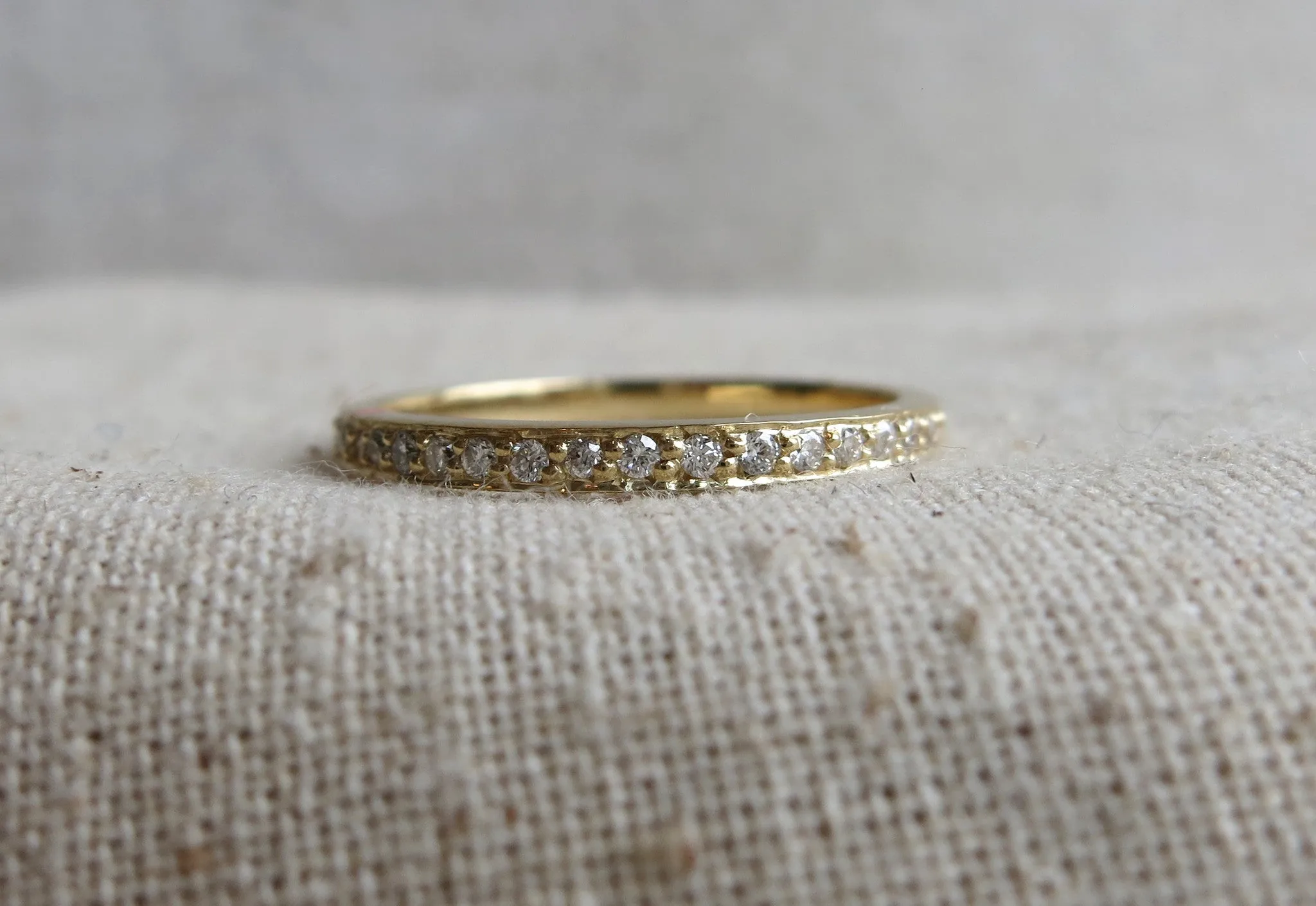 Pave Diamond Eternity Band