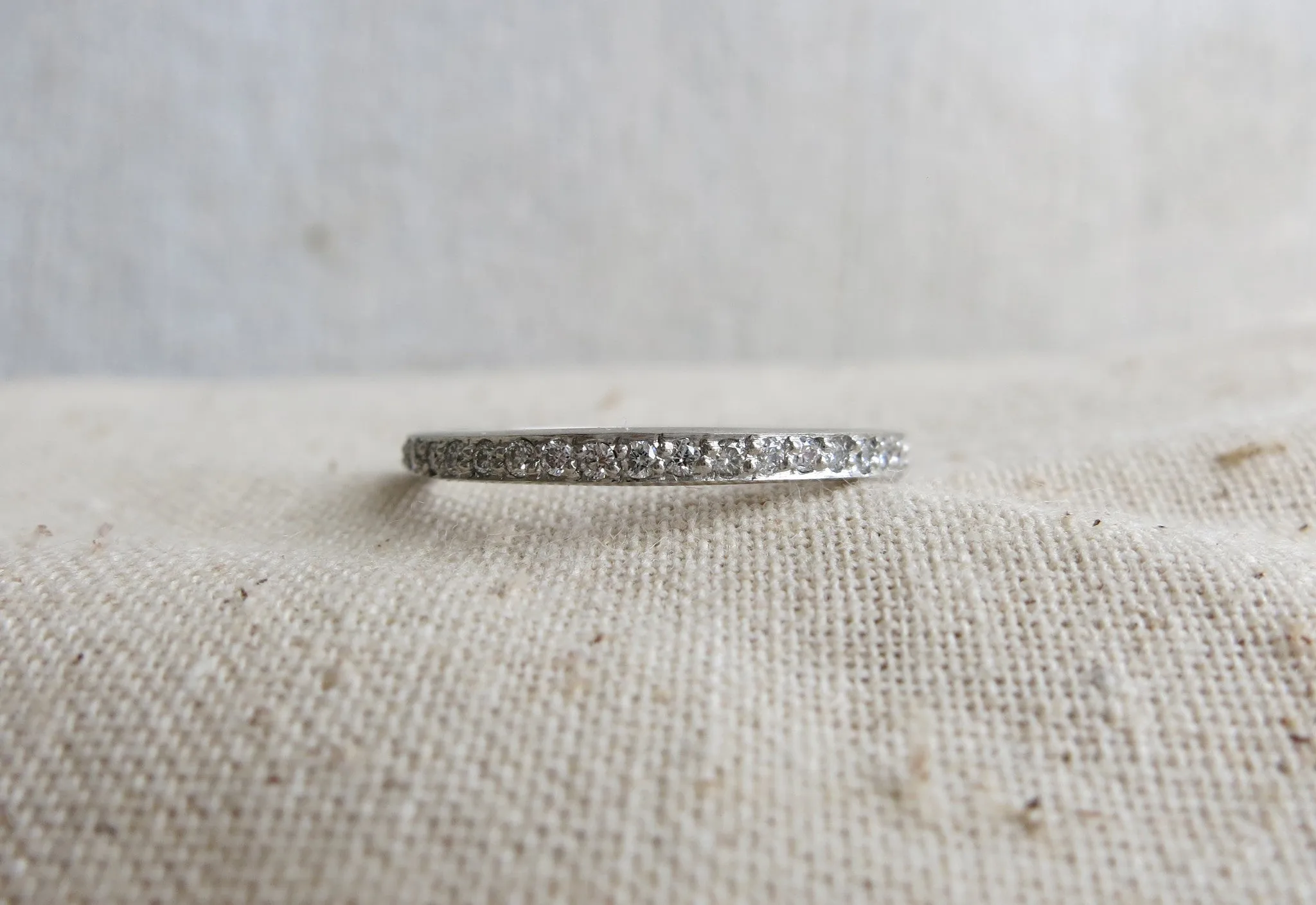 Pave Diamond Eternity Band