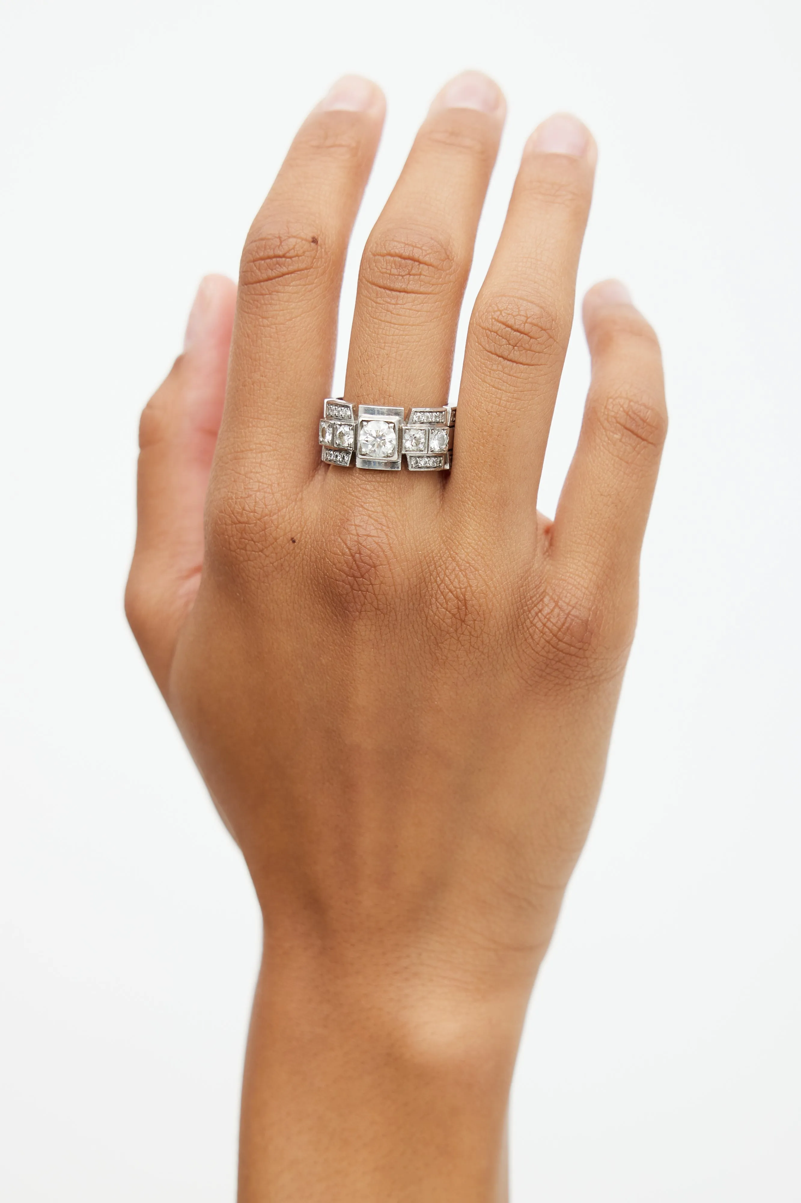 Platinum Diamond Band Ring