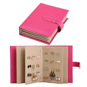 Portable Earrings Book Organizer