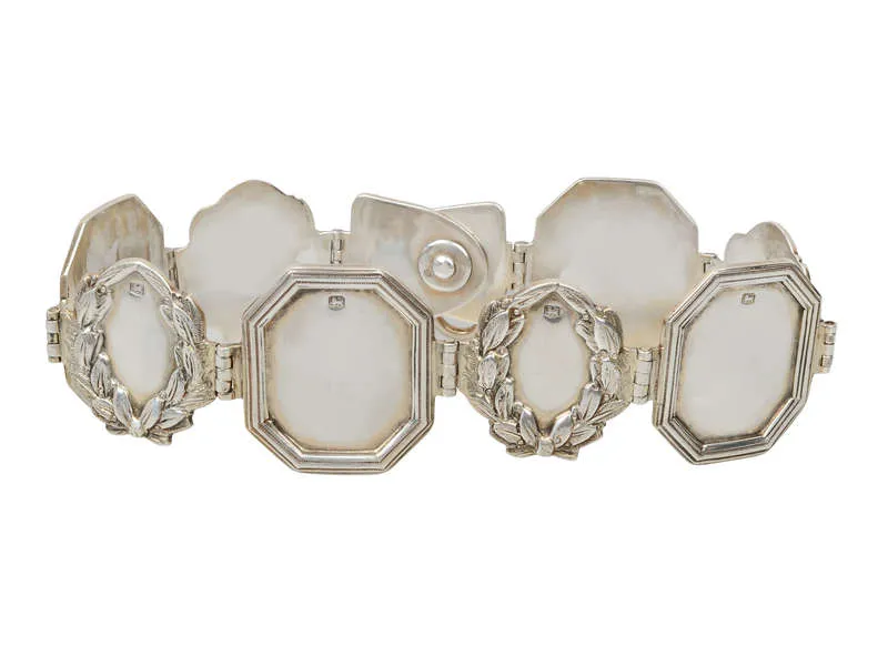 Regal Canine - Solid Sterling Silver Antique Dog Collar