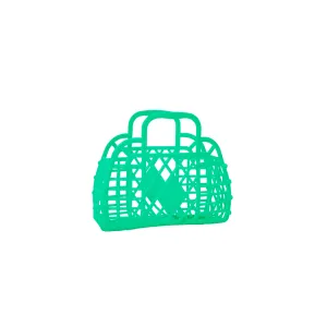 Retro Basket Jelly Bag - Mini Light Green