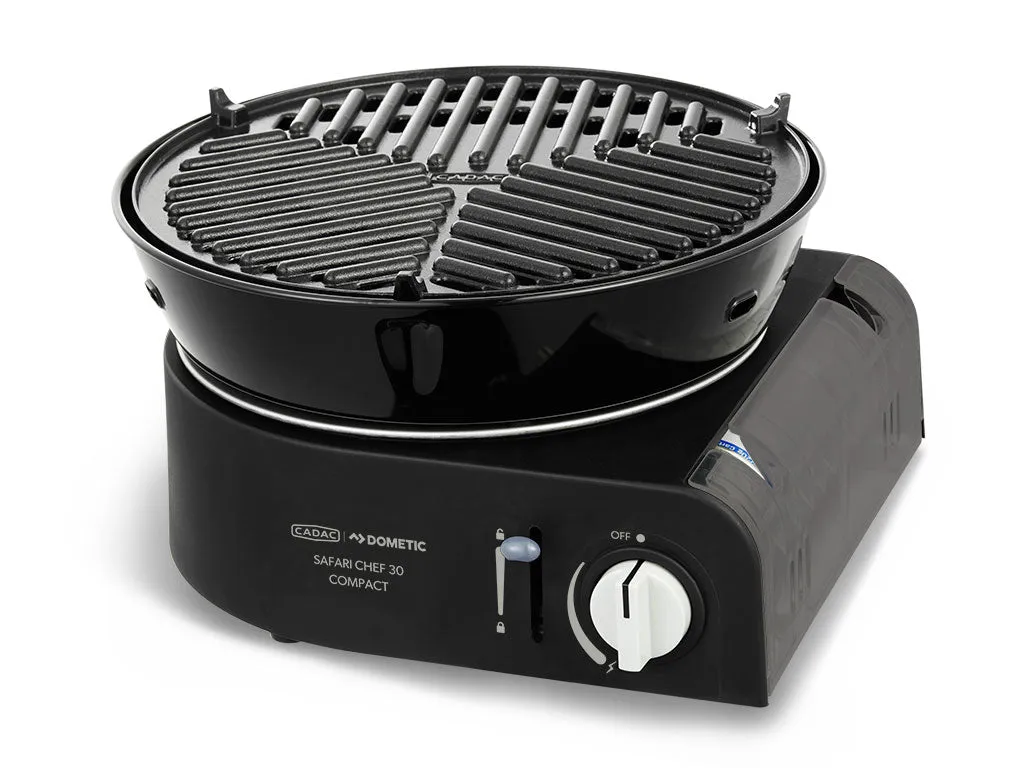 Safari Chef 30 Compact/ Portable 6 Piece/ Gas Barbeque/ Camp Cooker - By CADAC