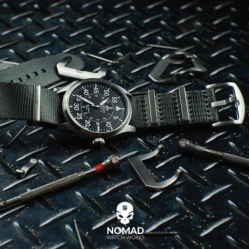 Seat Belt Nato Strap in Grey