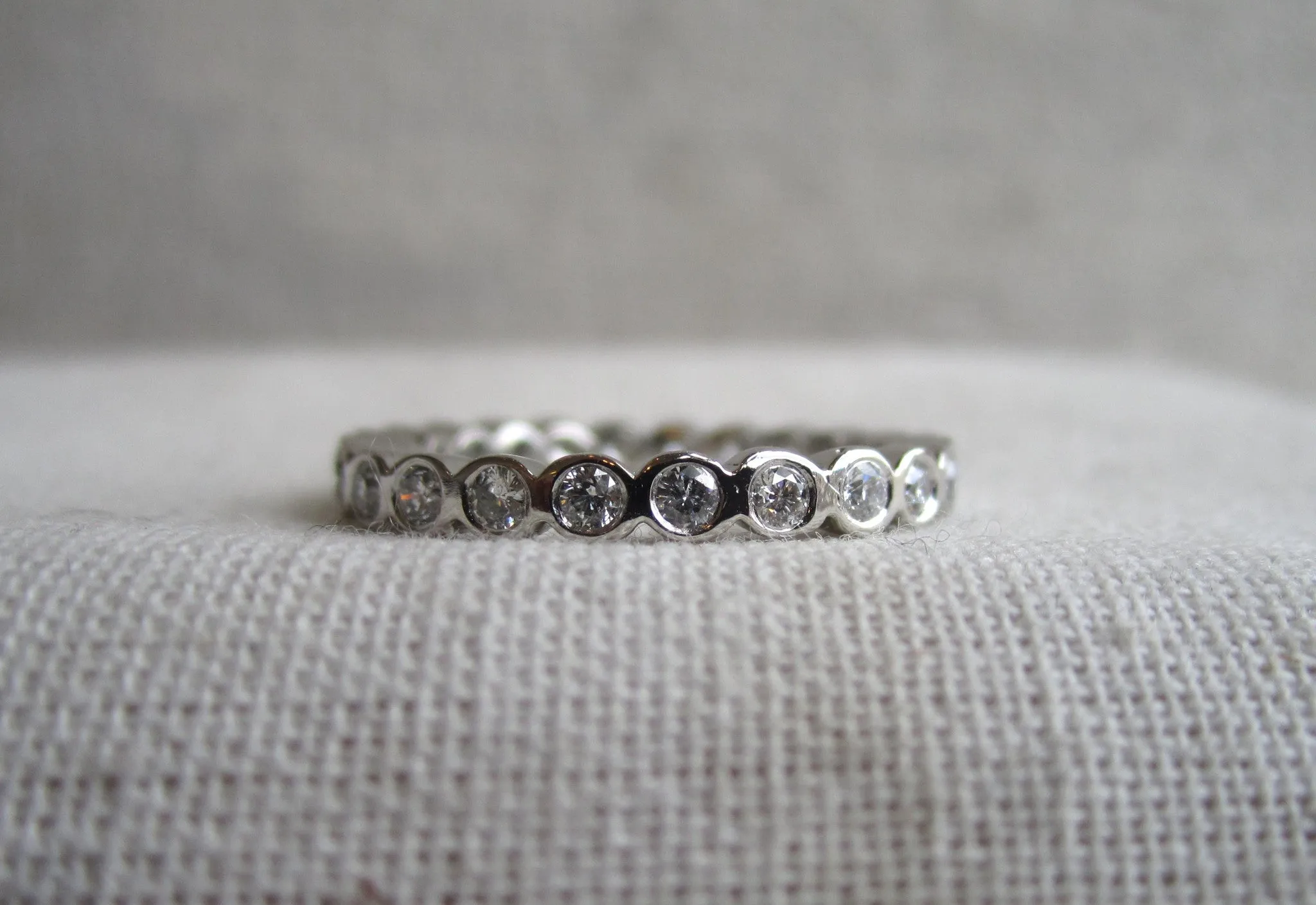 Small Bezel Eternity Band