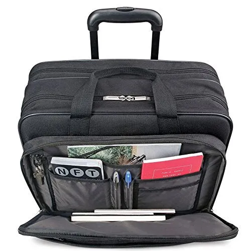 Solo Empire 17.3 Inch Rolling Laptop Case, Black