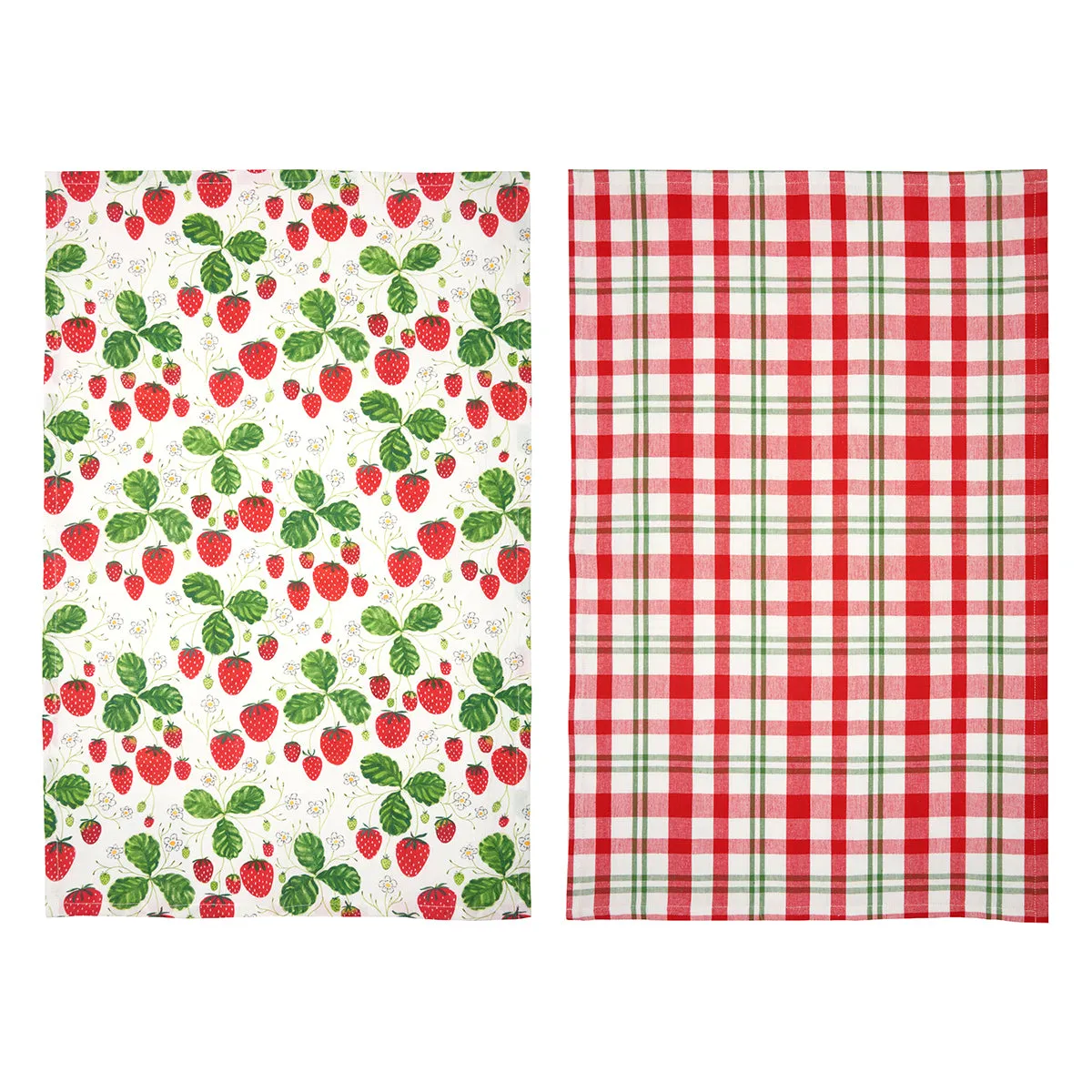 Strawberry Patch Kitchen Towel & Bag, Set of 3