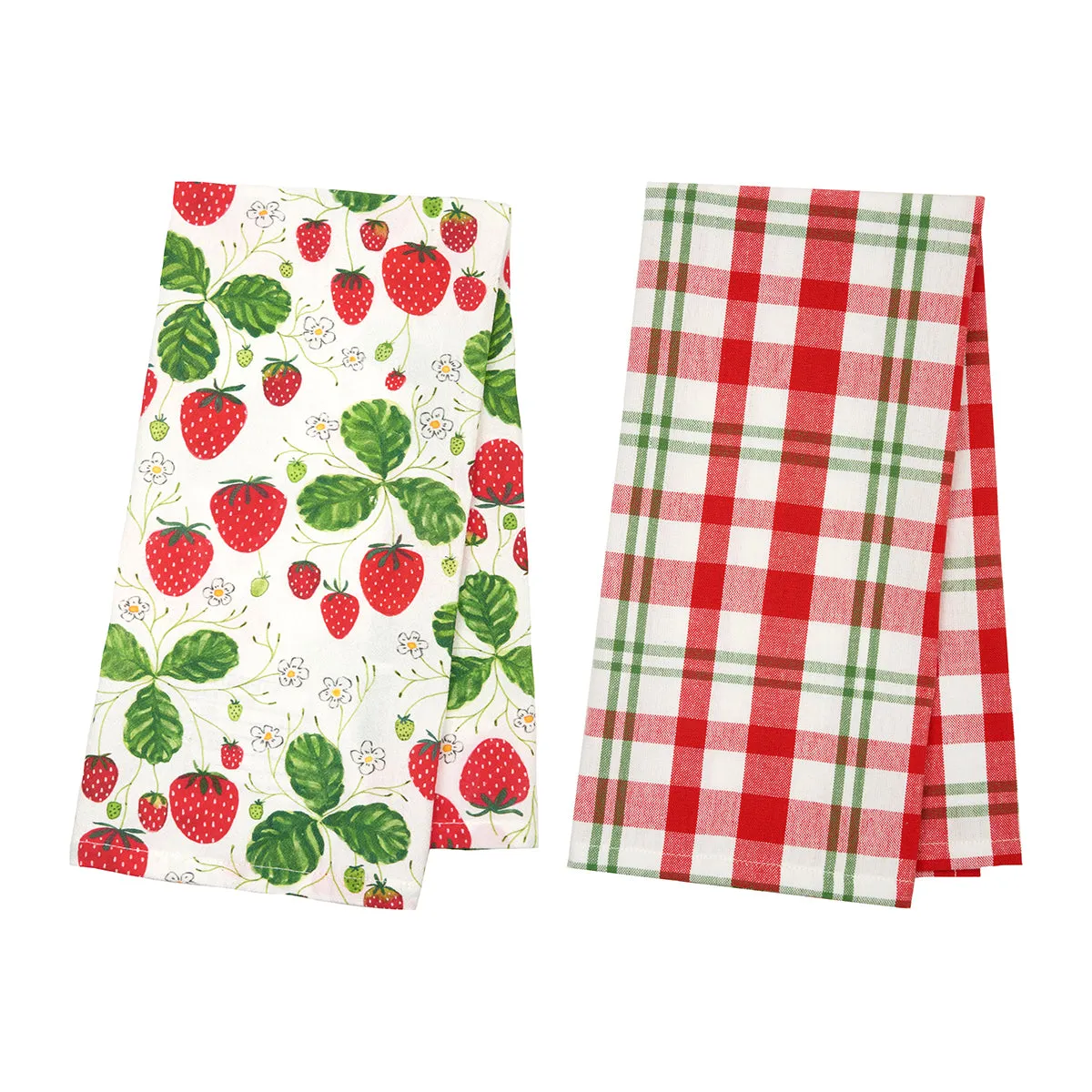 Strawberry Patch Kitchen Towel & Bag, Set of 3