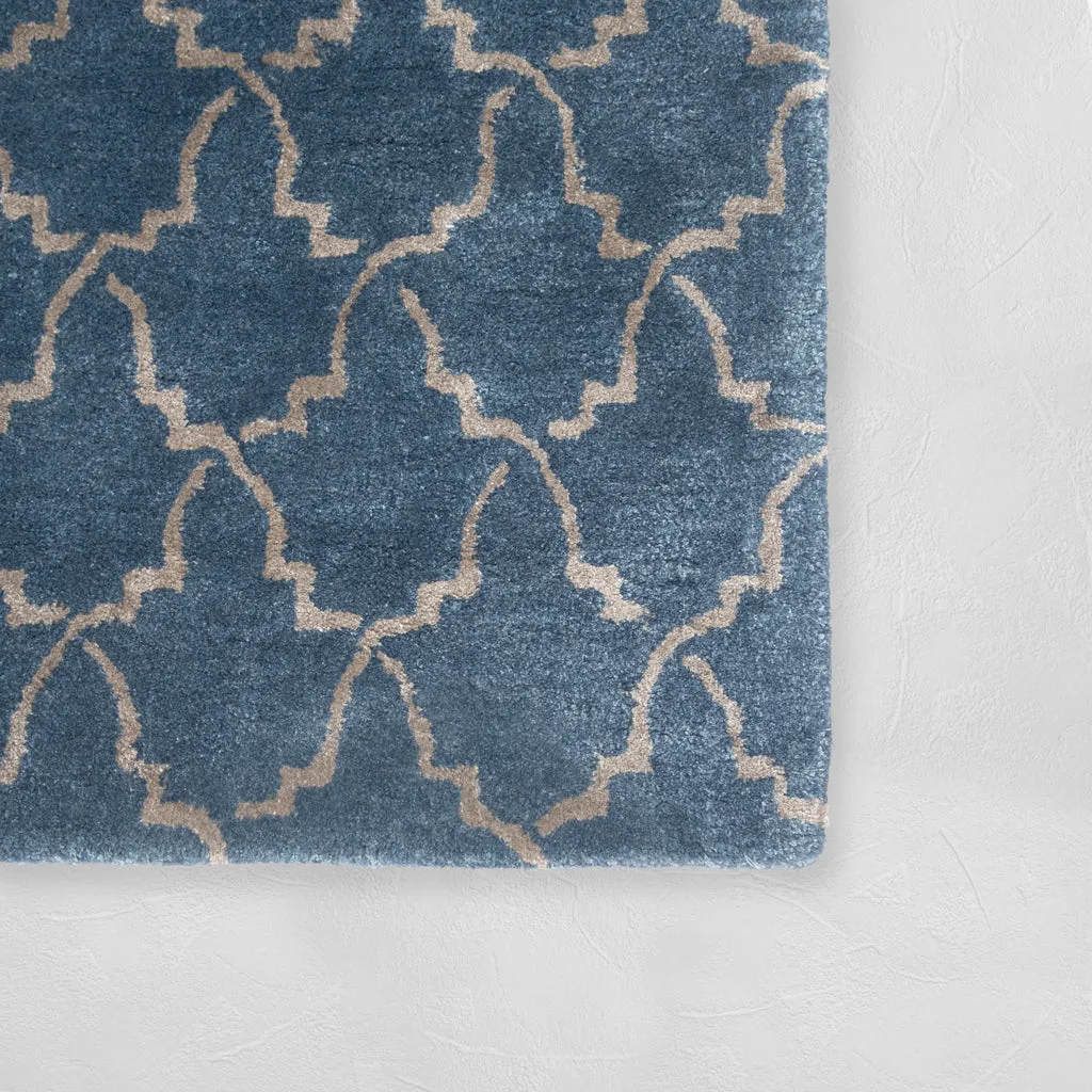 The Moroccan Tulip Tufted Wool Rug
