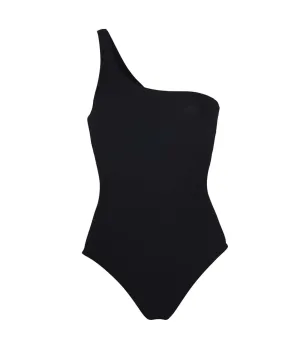 The One Shoulder One Piece in Black