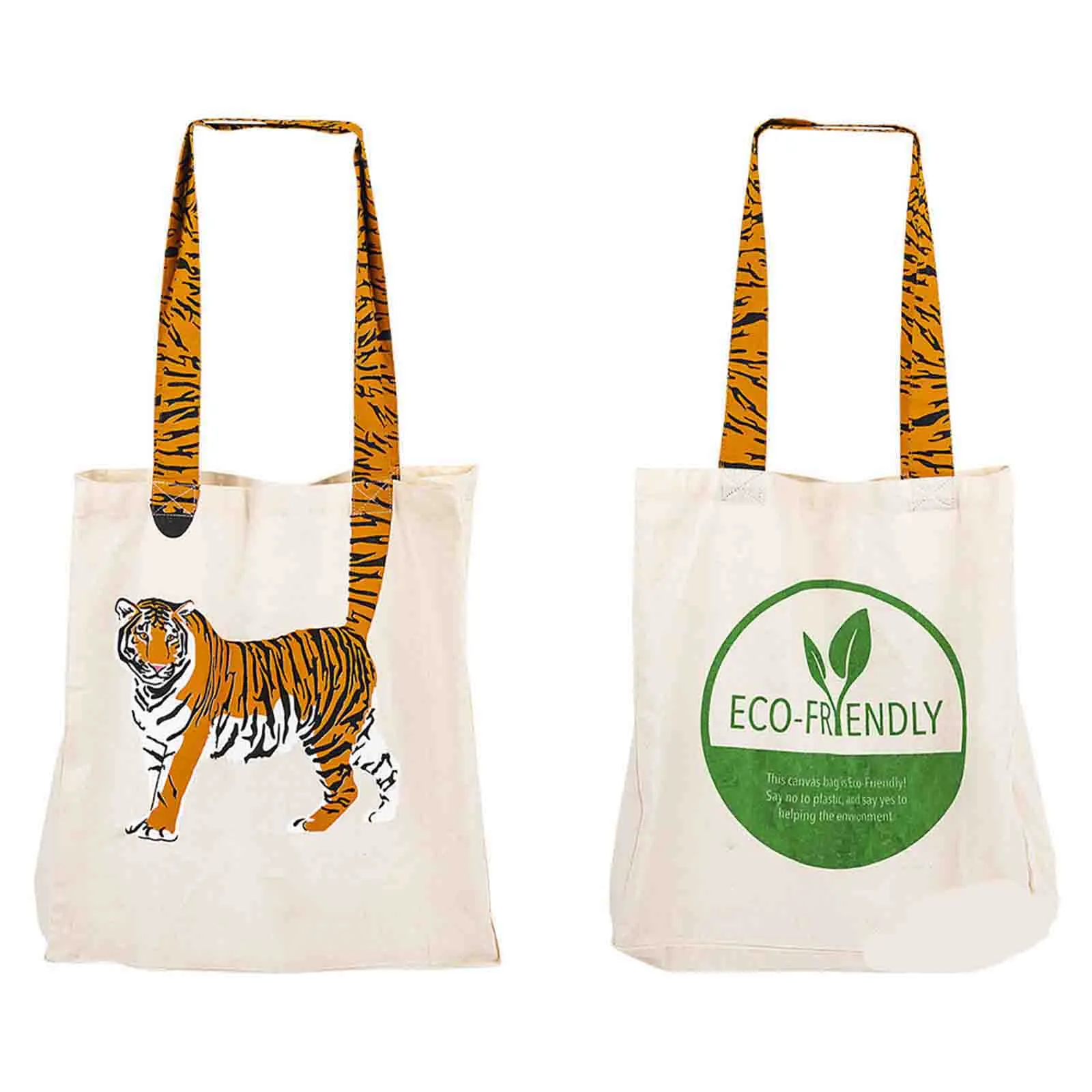 Tiger Tail Eco-Friendly Canvas 16 Inch Bag