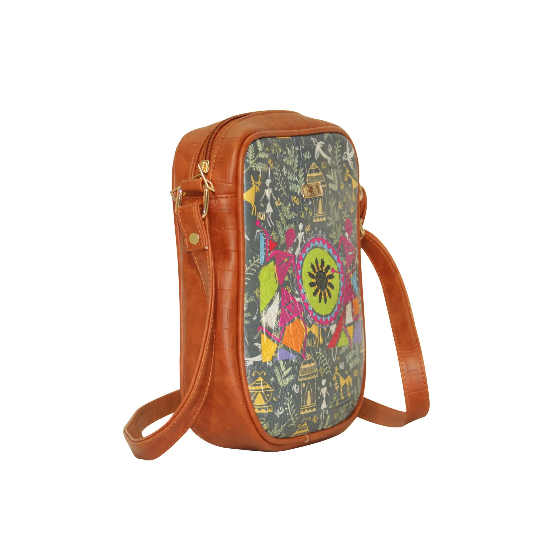 Tribal Abstract Satchel Crossbody Bag 809
