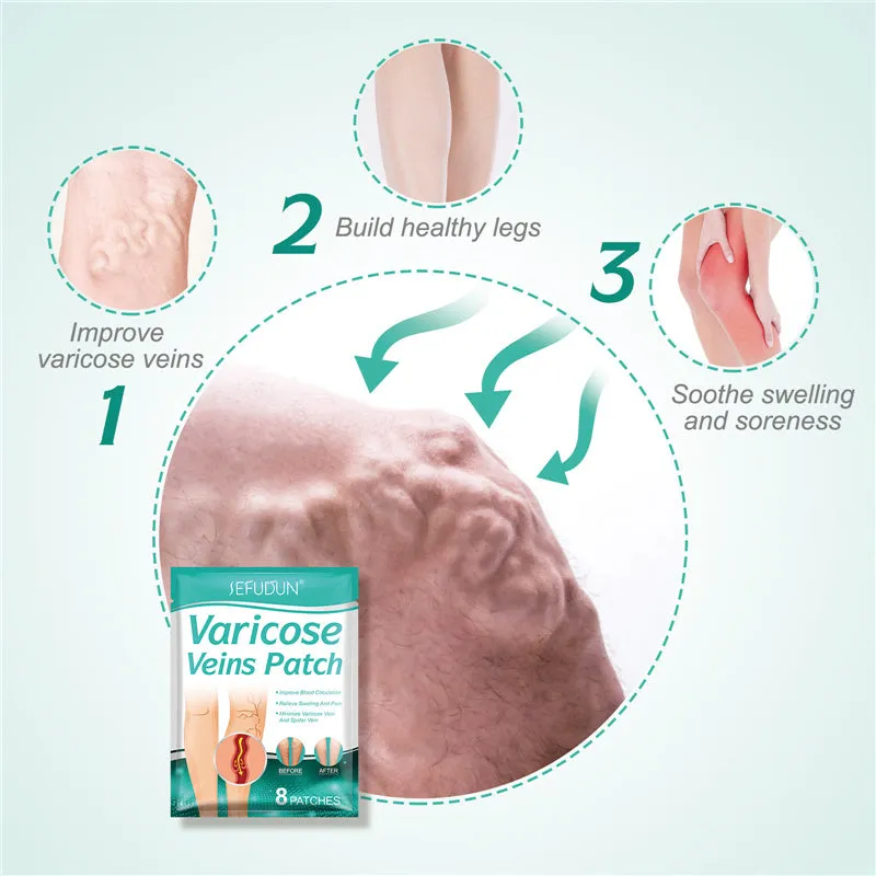 Varicose Veins Patch for Soothing Leg Fatigue Leg Pain Relief