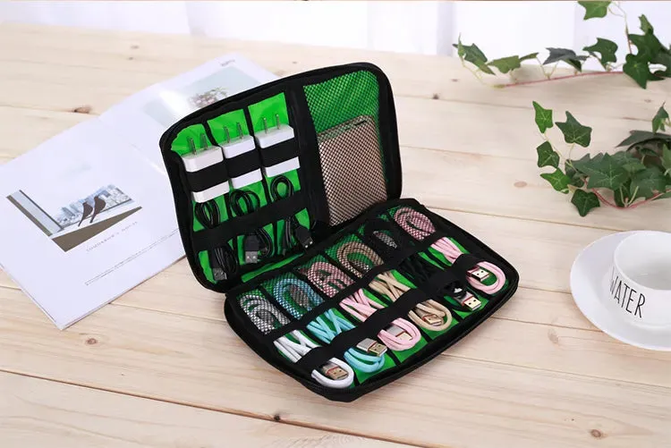 Waterproof Cable / Hard Drive versatile Organizing Storage Bag