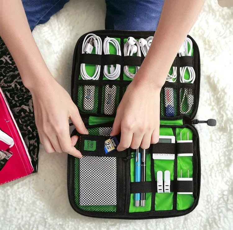 Waterproof Cable / Hard Drive versatile Organizing Storage Bag