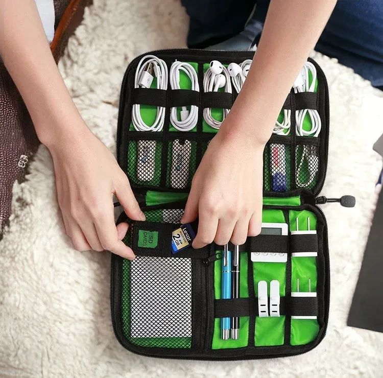 Waterproof Cable / Hard Drive versatile Organizing Storage Bag