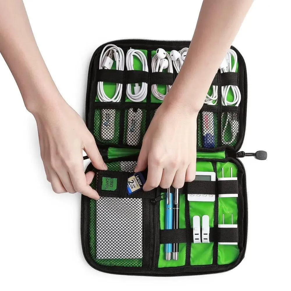 Waterproof Cable / Hard Drive versatile Organizing Storage Bag